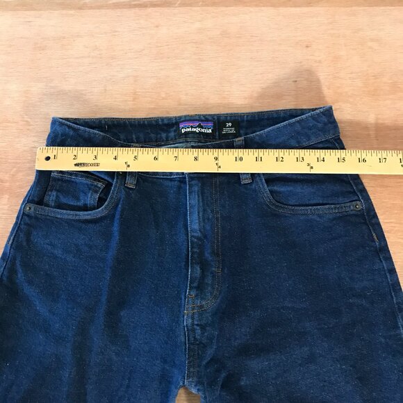 Patagonia Women's Straight Leg Jeans - Dark Blue - Picture 9 of 12